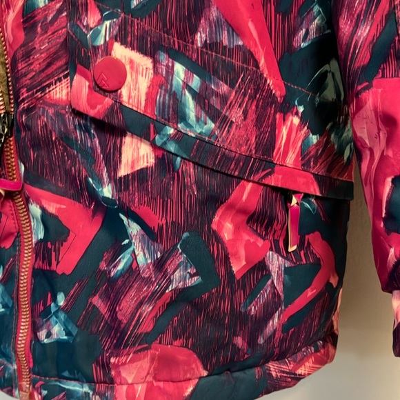 Rip zone women’s M Colorful Geometric Print ski Jacket - Picture 3 of 8